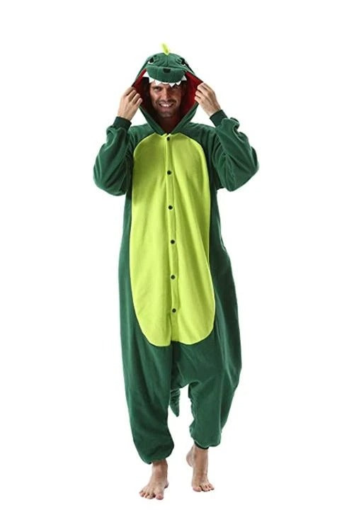 Linqin Pantalon Pyjama Homme Dinosaure – Jogger Ample Et Fun En Tissu Doux Respirant Avec Taille Élastique Et Poches