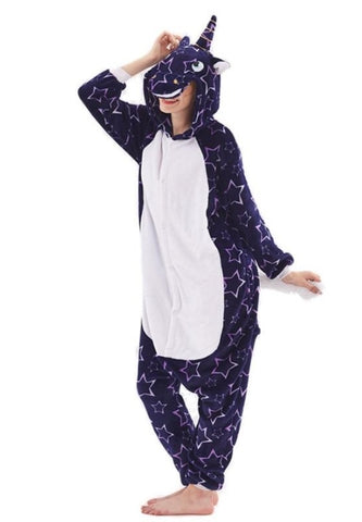 Combinaison Licorne Nocturne Pelucheuse