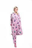 Pyjama Kigurumi Femme Licorne avec Imprimés