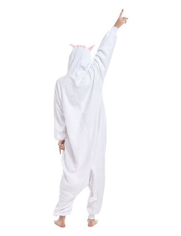 Combinaison Femme Chat Blanc/Rose