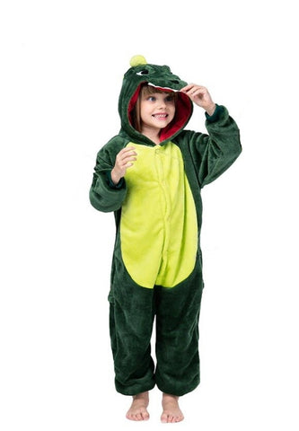 Combinaison Dinosaure Enfant Vert
