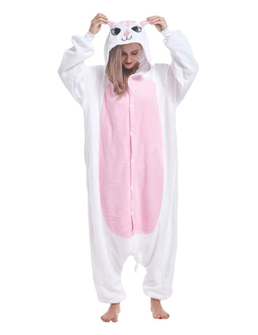 Pyjama Combinaison (onesie) Unisexe Animal - Velours Doux, Avec Poches - Taille M à XXL - Pour Soirée Pyjama Ou Maison - 2