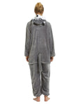Combinaison Pyjama Loup Gris