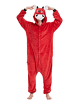 Kigurumi Adulte Taureau Rouge